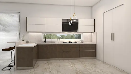 modular kitchen colour combination