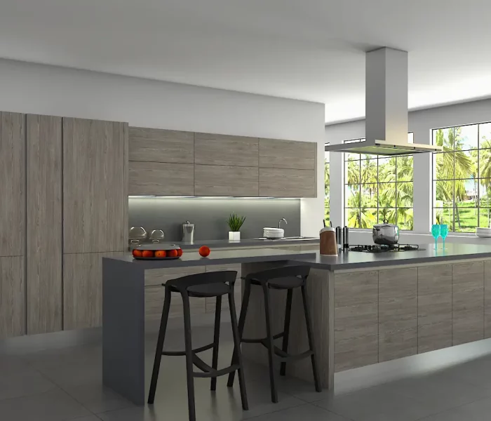 FOSSIL OAK KITCHEN